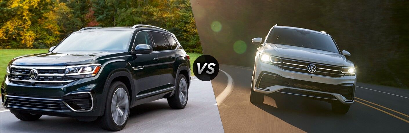 2023 Volkswagen Atlas vs. 2023 Volkswagen Tiguan model comparison