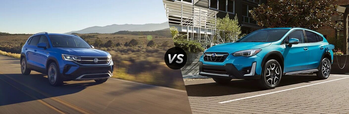 2023 Volkswagen Taos vs. 2023 Subaru Crosstrek model comparison