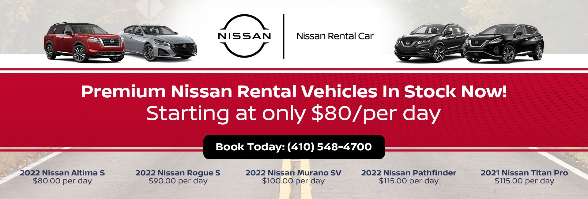 Nissan Rentals in Salisbury, MD