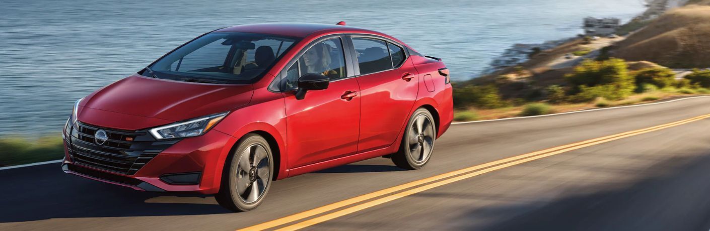 2023 Nissan Versa on the road