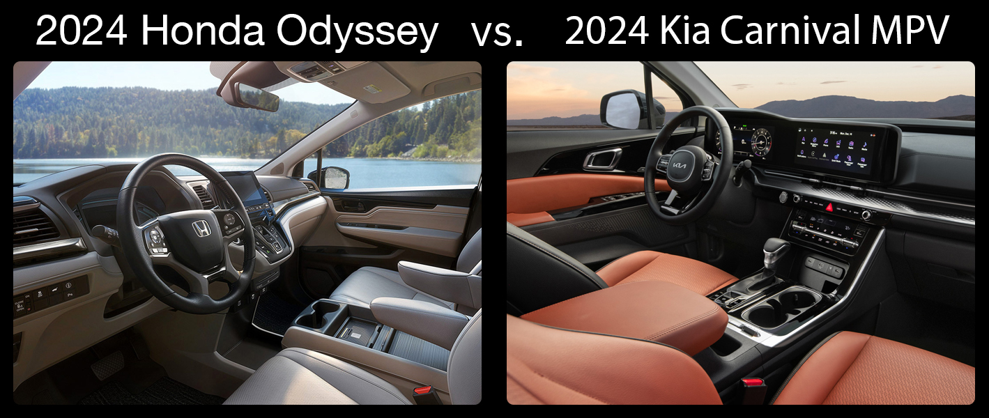 How to Decide Between the 2024 Honda Odyssey and the 2024 Kia Carnival