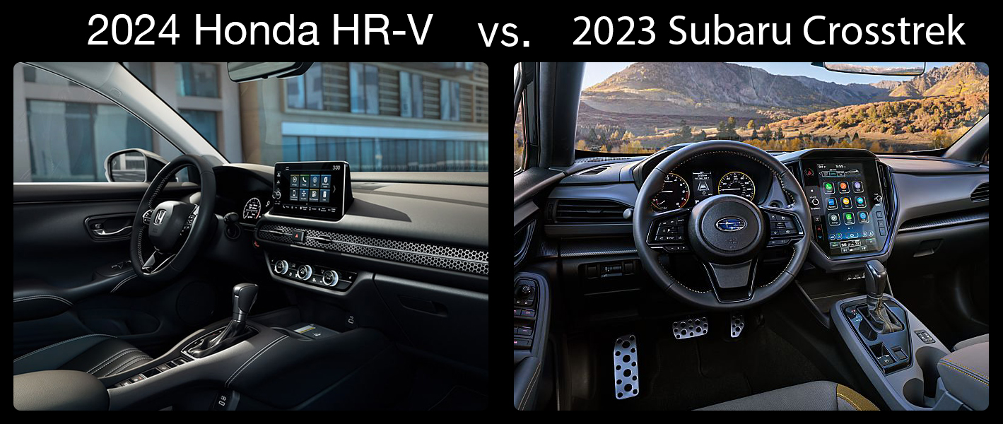 2024 honda hr-v vs. the 2023 subaru crosstrek