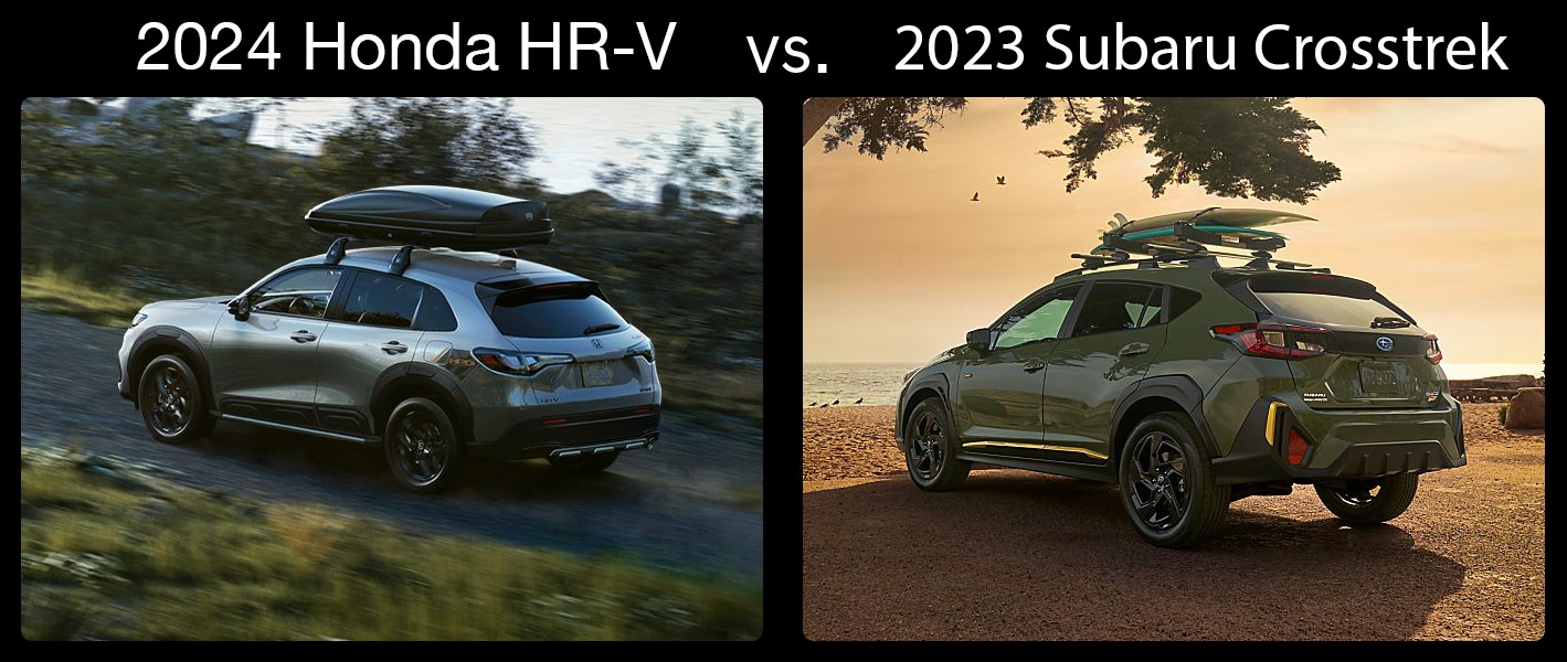 2024 honda hr-v vs. the 2023 subaru crosstrek