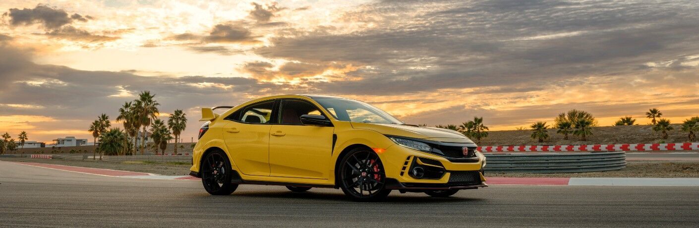 2021 Honda Civic Type R on track