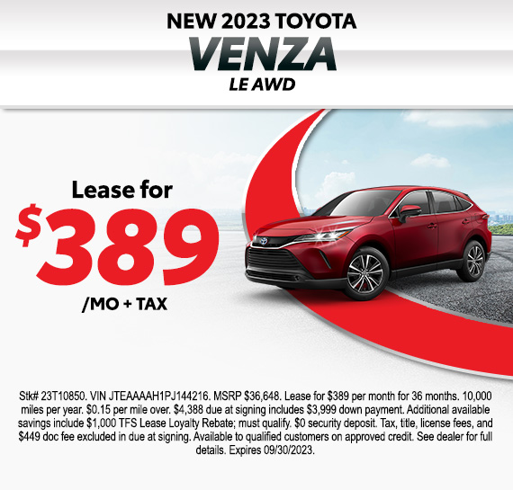 Toyota Finance & Lease Specials Moon Township, PA | Brewer Airport Toyota