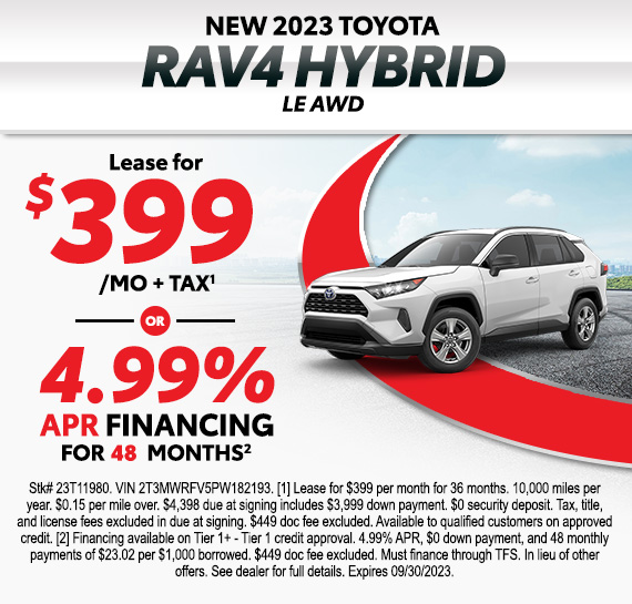 Toyota Finance & Lease Specials Moon Township, PA | Brewer Airport Toyota