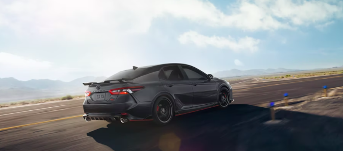 2024 toyota camry at high speeds