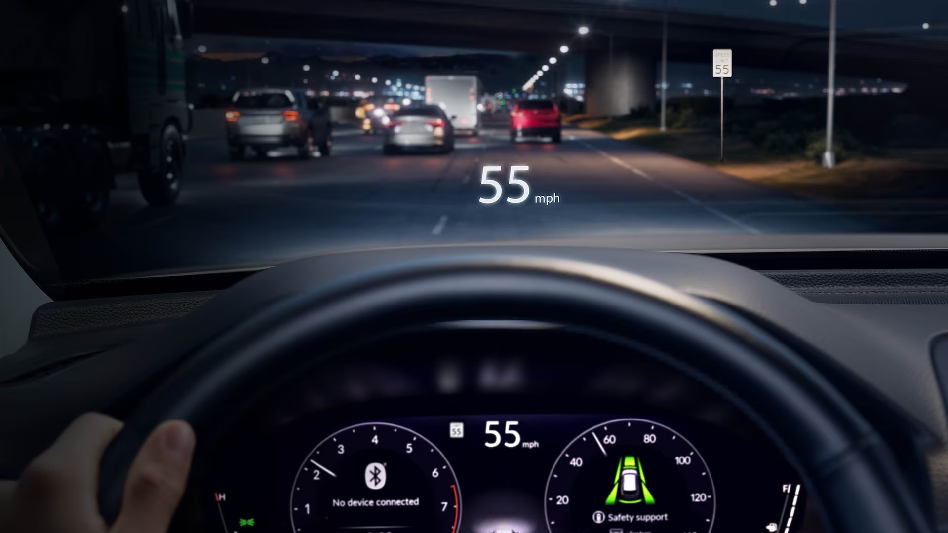 2024 Honda Pilot Head-Up Display