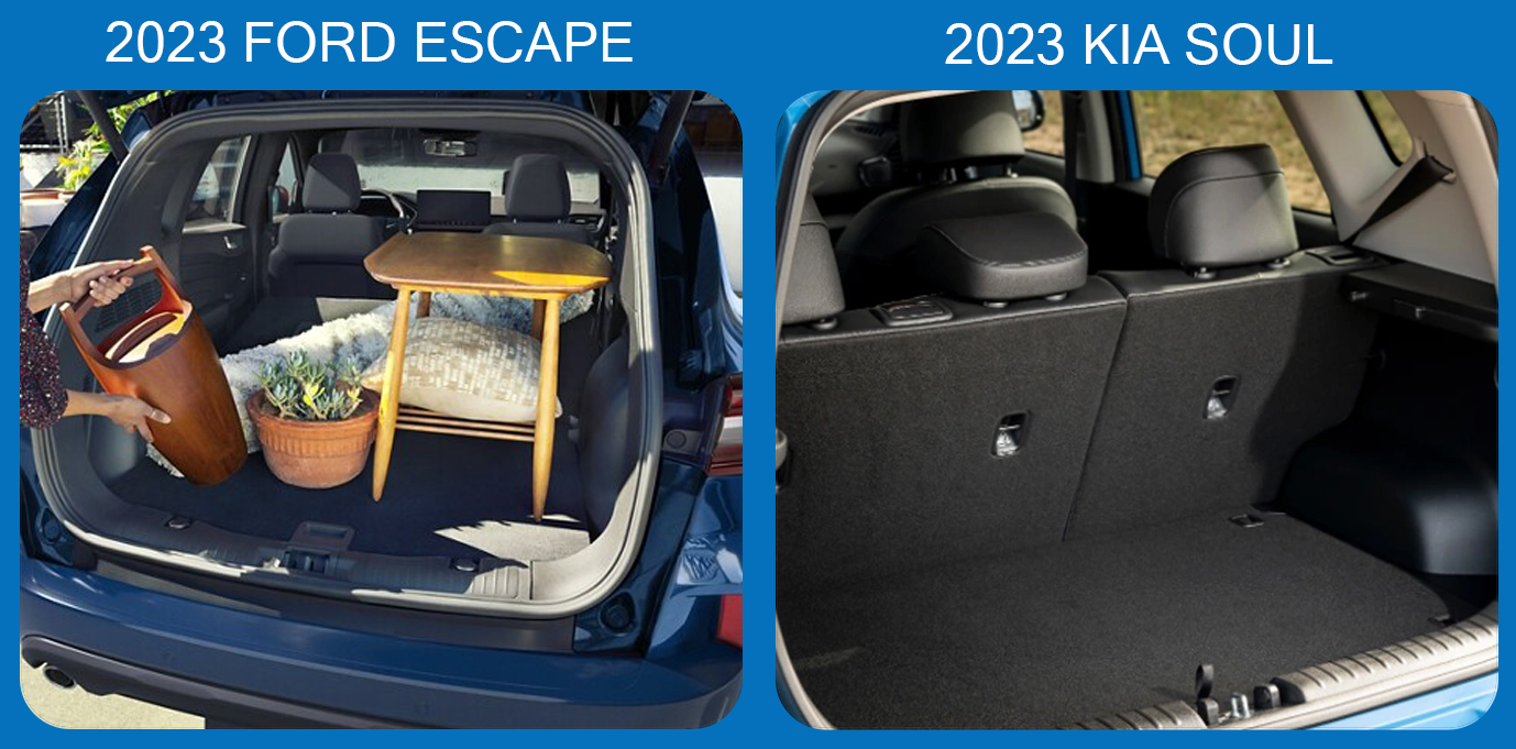 2023 ford escape vs. 2023 kia soul