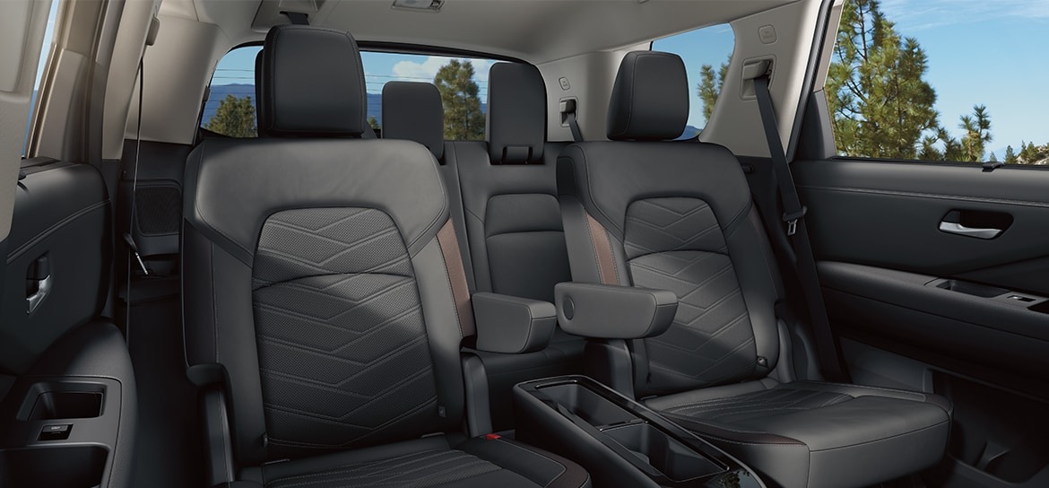 Second-row Captain's Seats in the 2024 Nissan Pathfinder