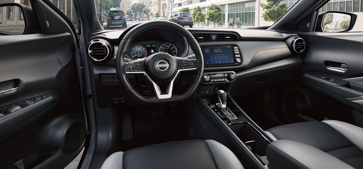 Front Interior View of the 2024 Nissan Kicks