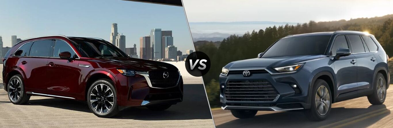 2024 Toyota Grand Highlander Hybrid vs 2024 MAZDA CX-90 in Tinley Park, IL  - Orland Toyota