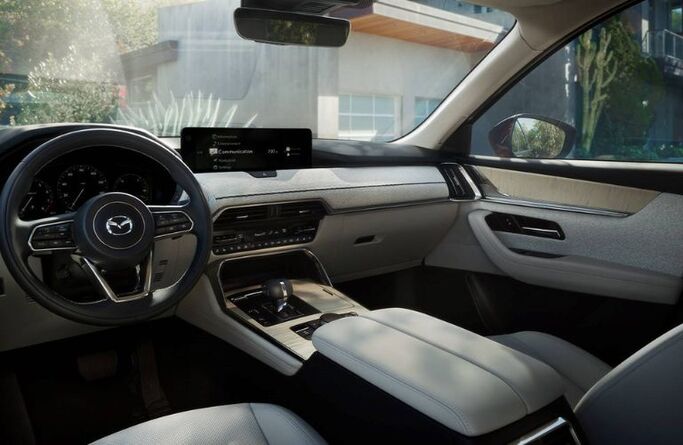 Dashboard of the 2024 Mazda CX-90