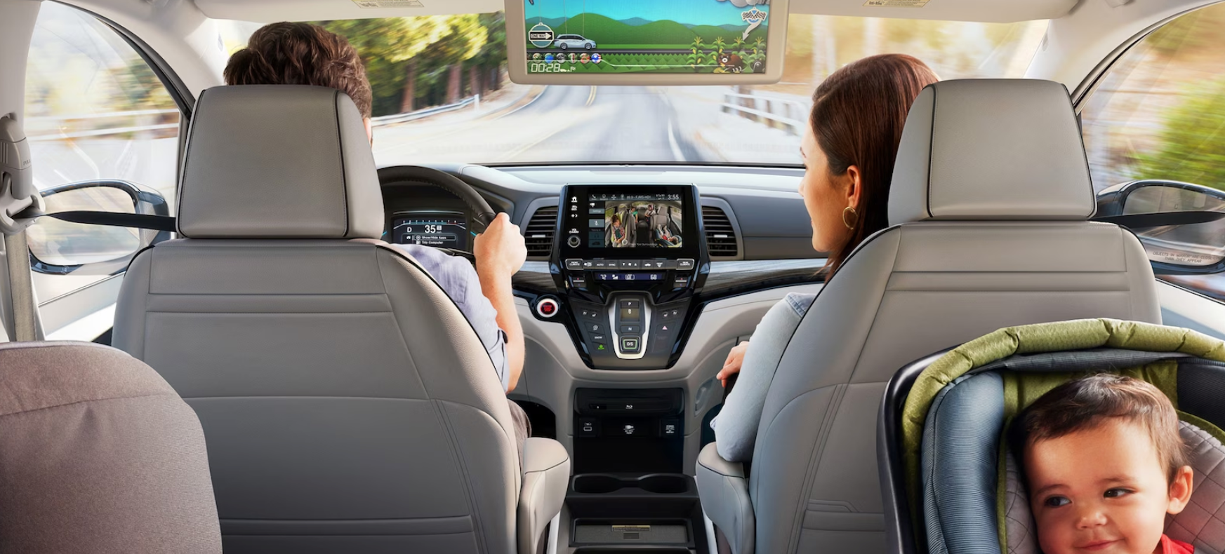 First and Second Row Seating in the 2024 Honda Odyssey