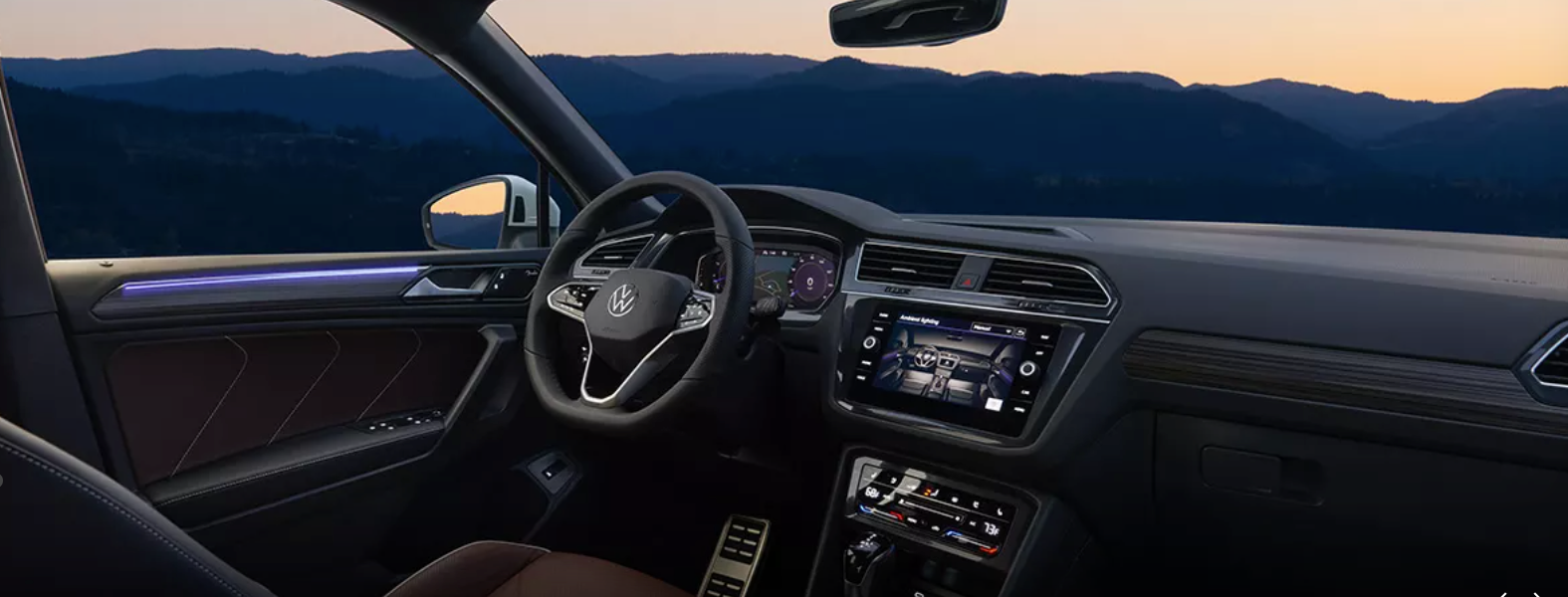 Front Interior View of the 2024 Volkswagen Tiguan