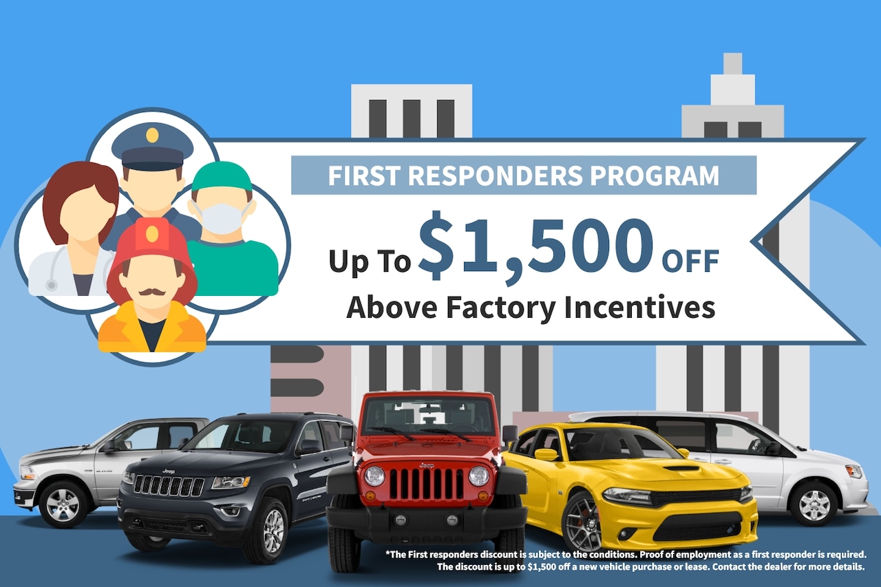 Exclusive First Responders Discount Midland Chrysler Special Savings For Our Heroes