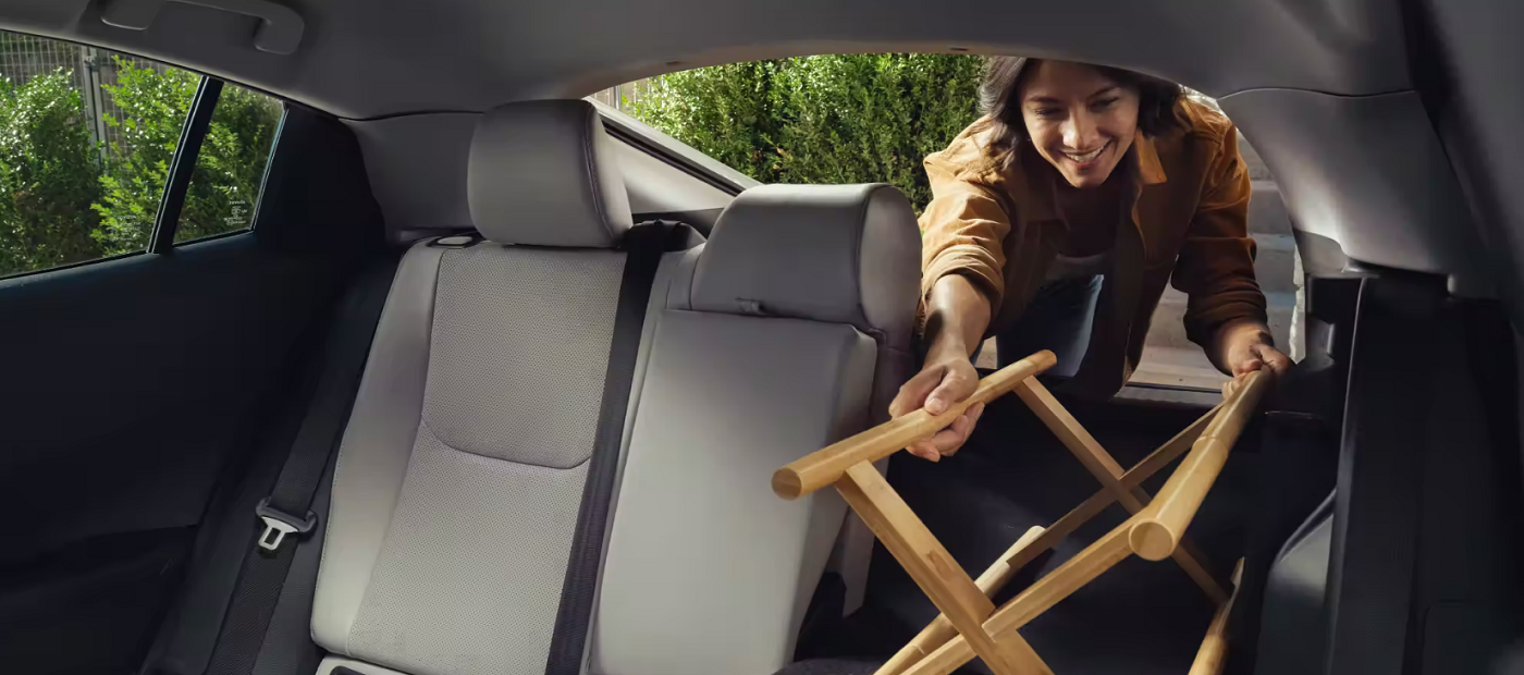 2024 Toyota Prius Split Folding Rear Seats