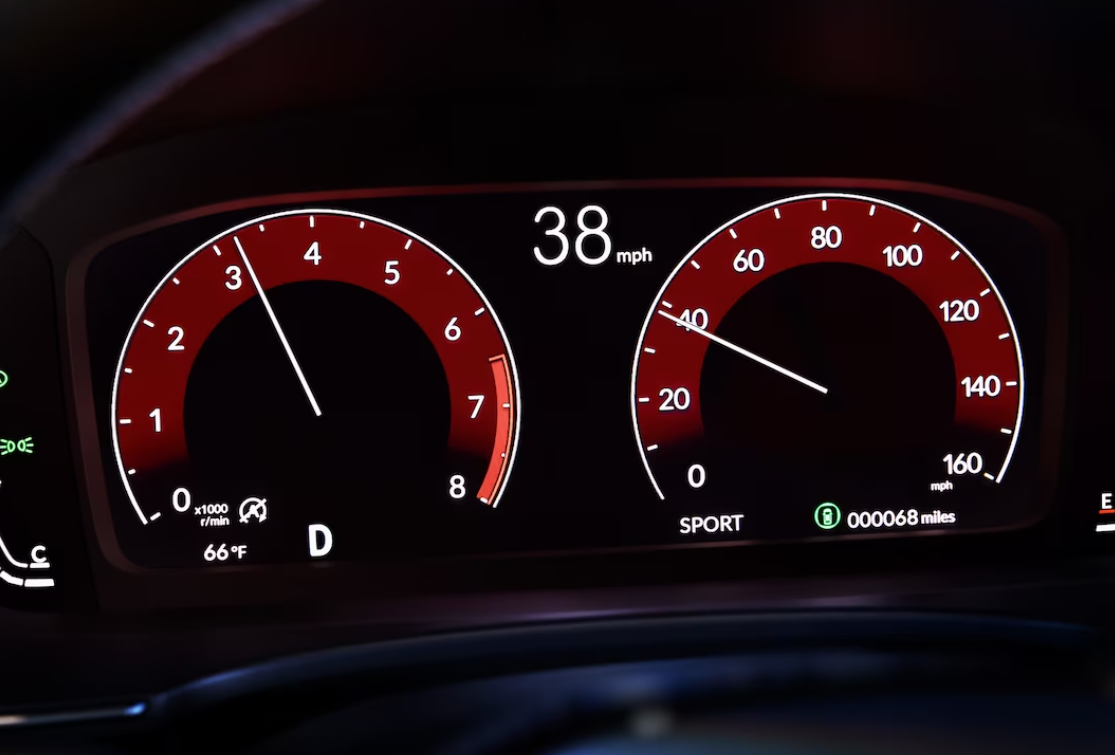 2024 Civic Hatchback Instrumentation