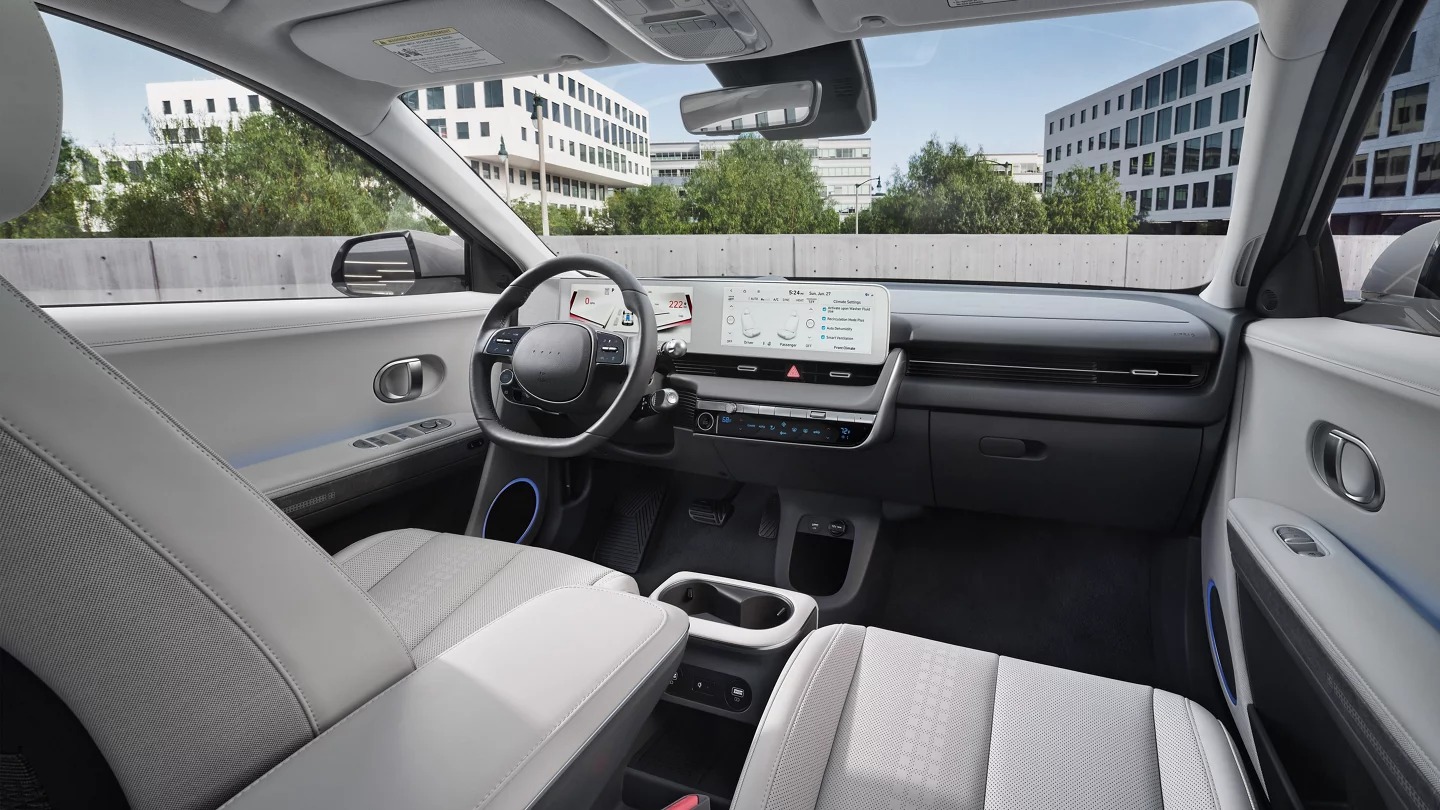 Front Interior View of the 2024 Hyundai IONIQ 5