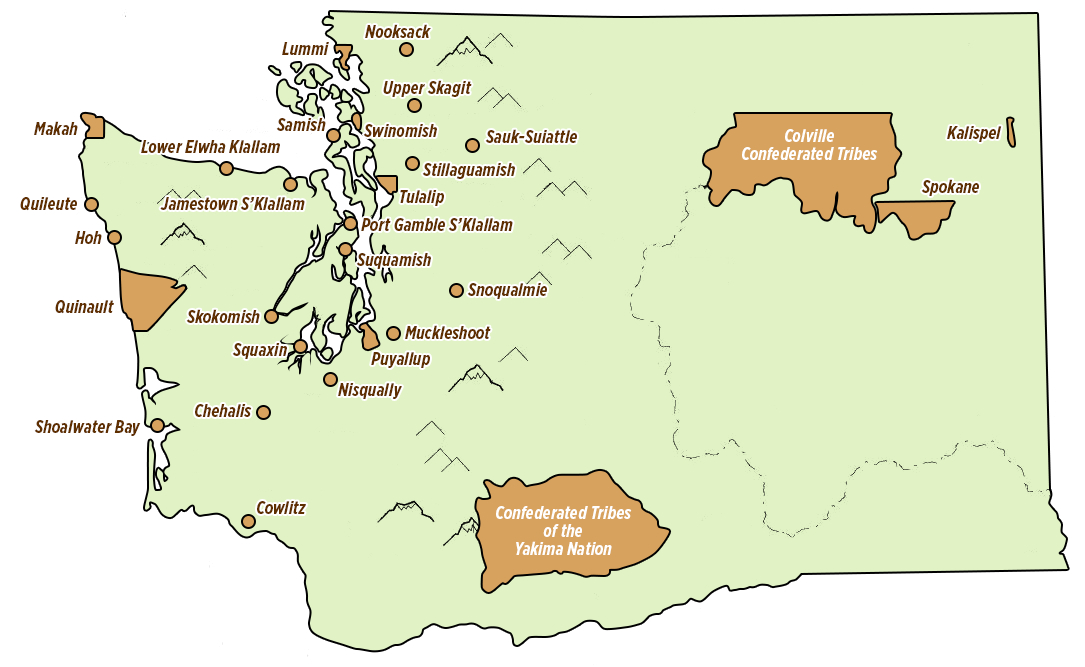 Washington native american tribes deals map