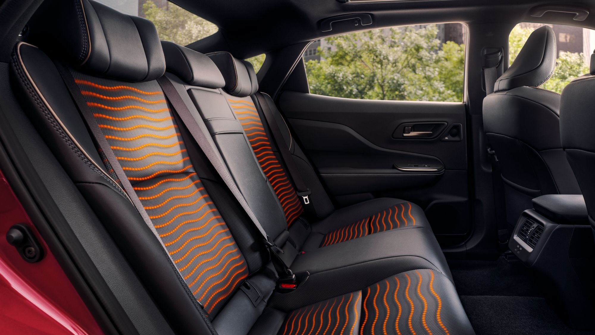 Rear Seats in the 2024 Toyota Crown