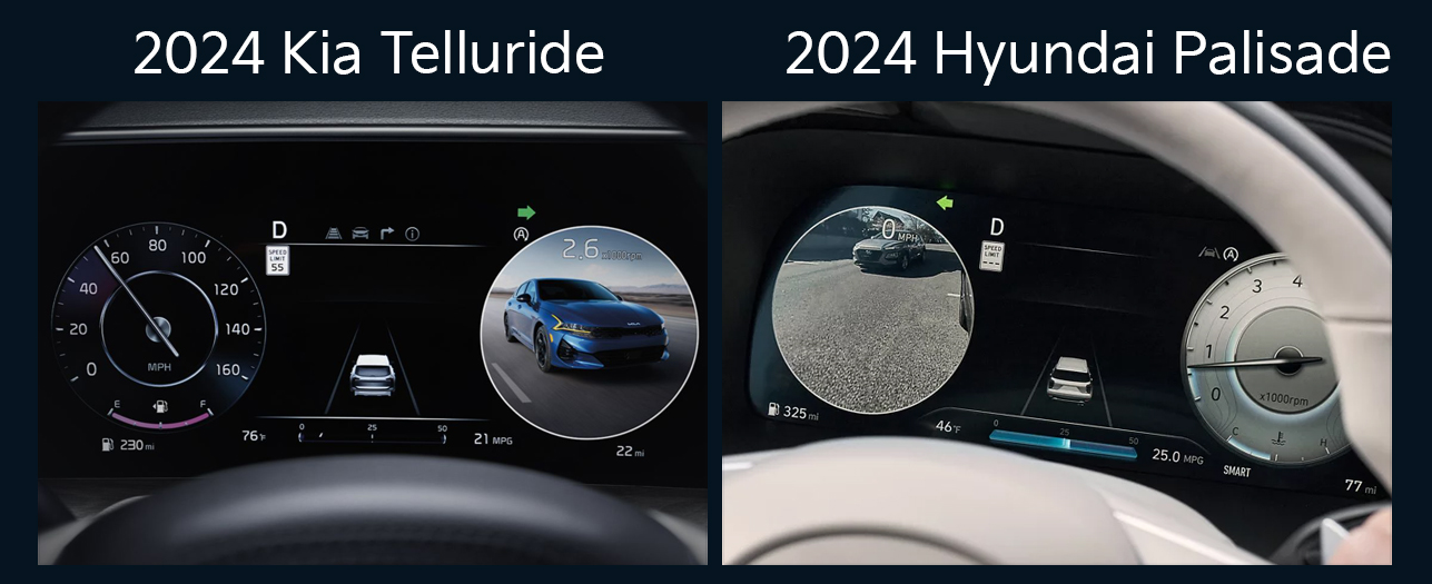 2024 kia telluride vs. 2024 hyundai palisade