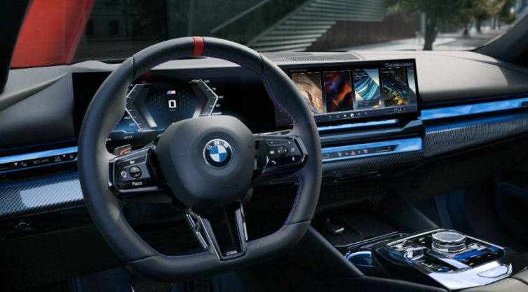 Dashboard of the 2024 BMW i5