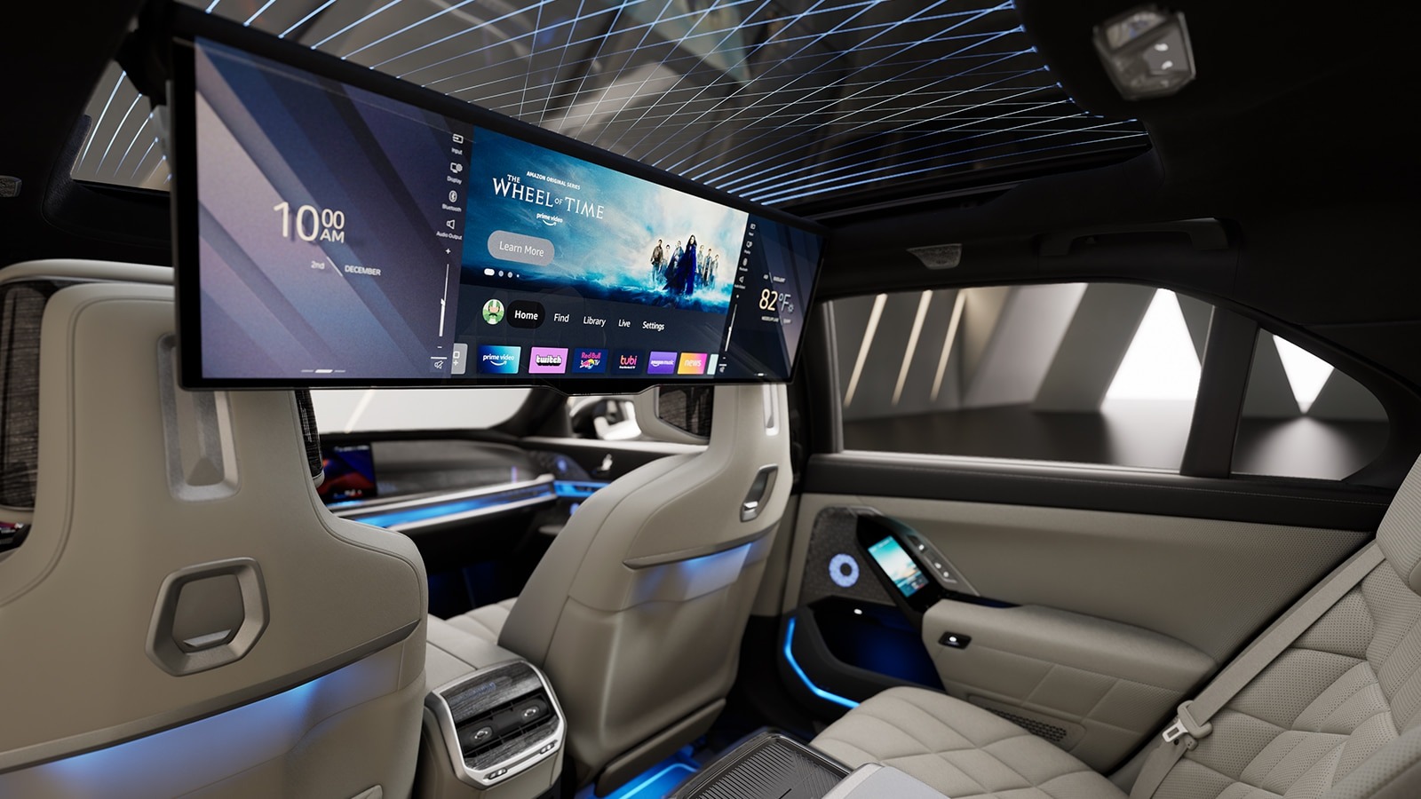 BMW Theatre Screen in the 2024 BMW i7