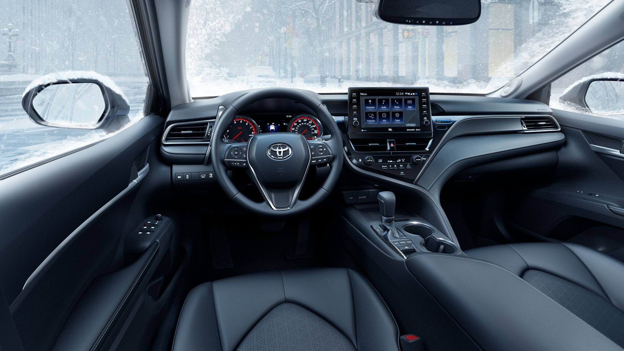 Front Interior View of the 2024 Toyota Camry