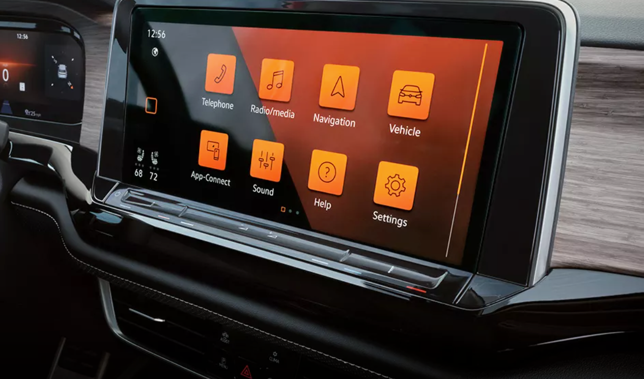 2024 Volkswagen Atlas Infotainment Screen