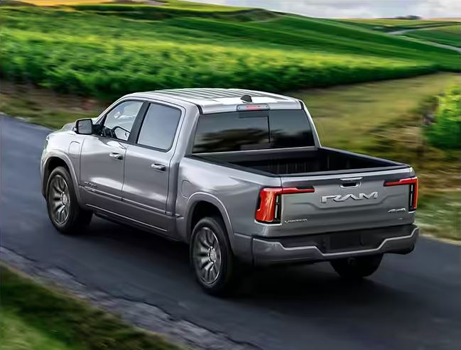 2025 Dodge Ram 1500 REV electric truck boasts 650 horsepower & 500 mile  range