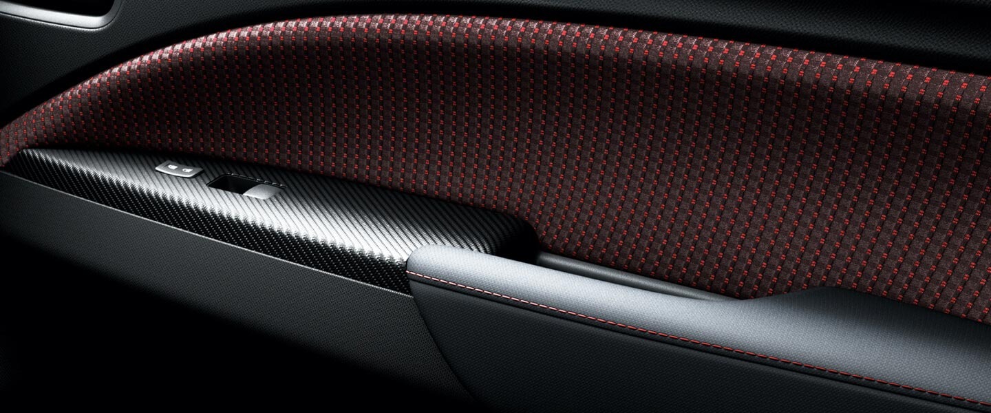 2024 Mitsubishi Mirage Red Stitching Accent