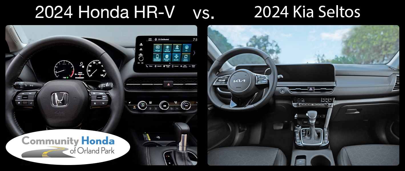 2024 honda hr-v vs the 2024 kia seltos