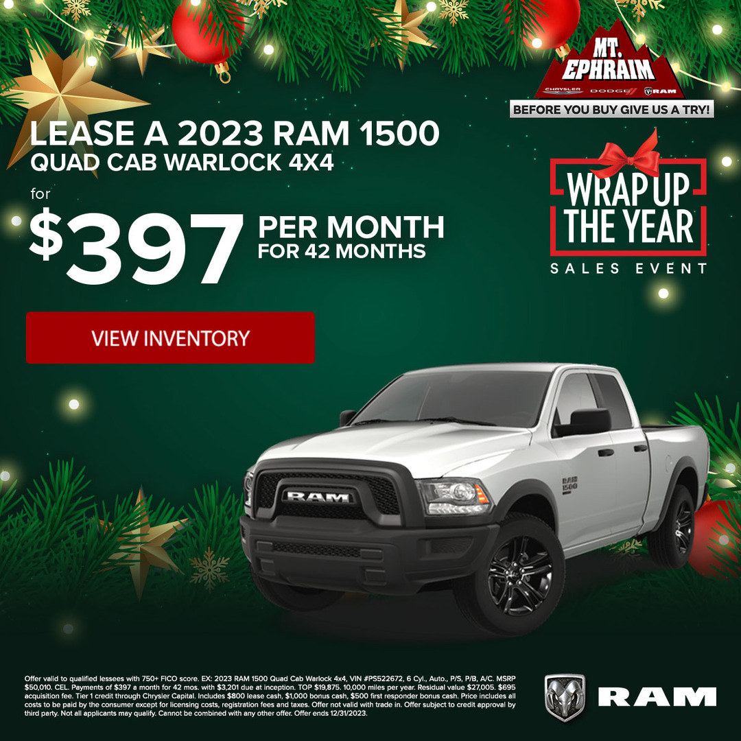 New Vehicle Specials Mt Ephraim Ram Dodge Chrysler Dealer