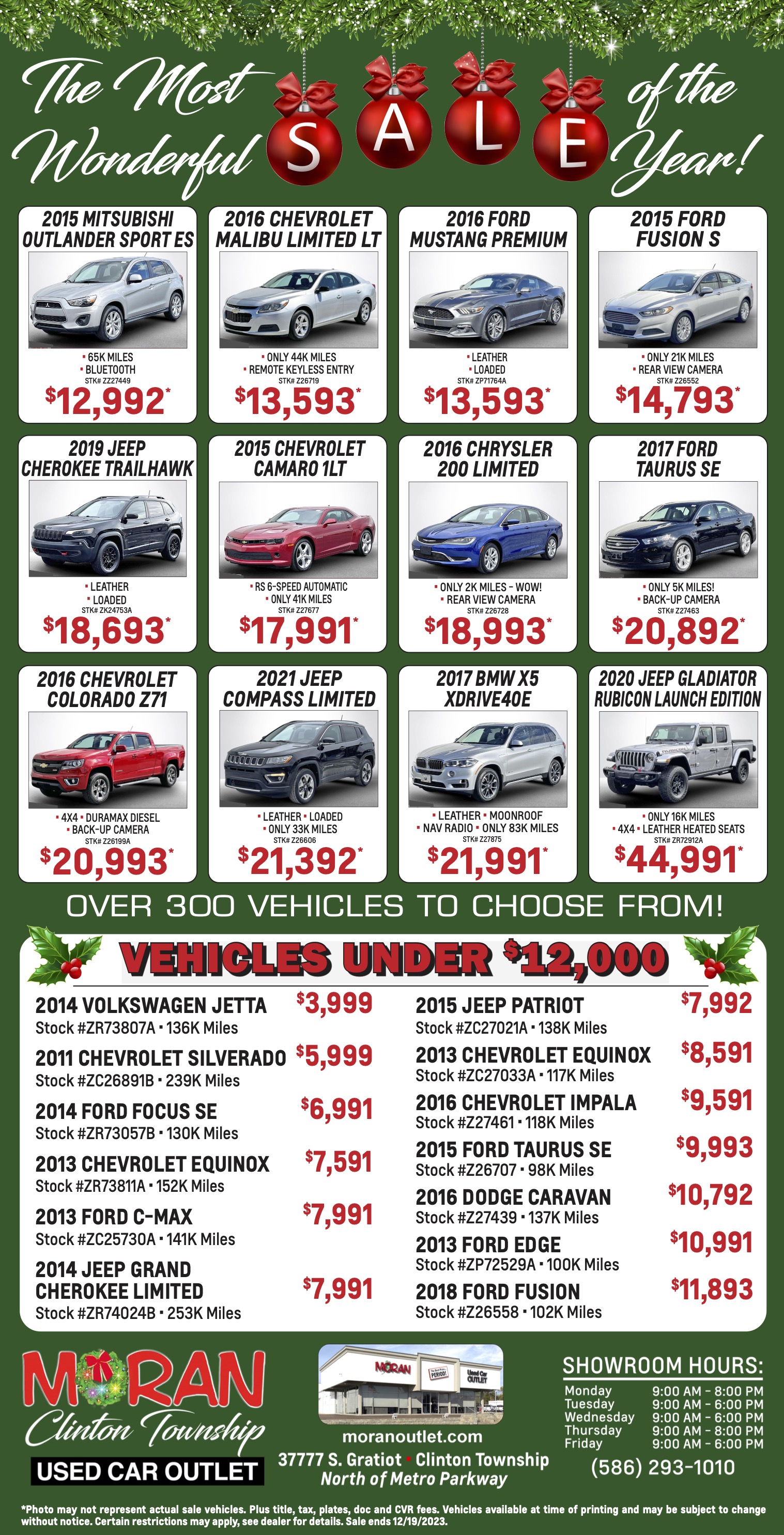 Used Car Outlet Moran Automotive