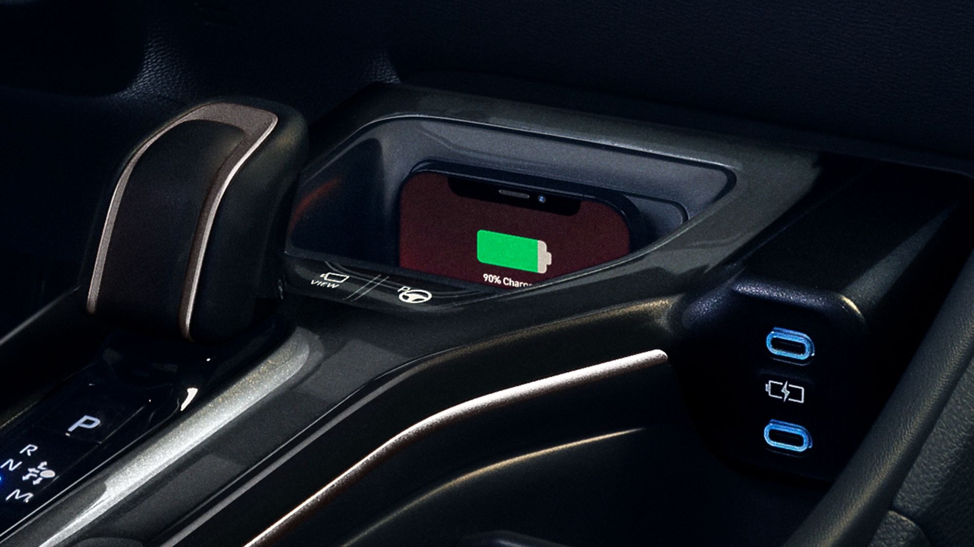 Wireless Charger in the 2024 Toyota Crown