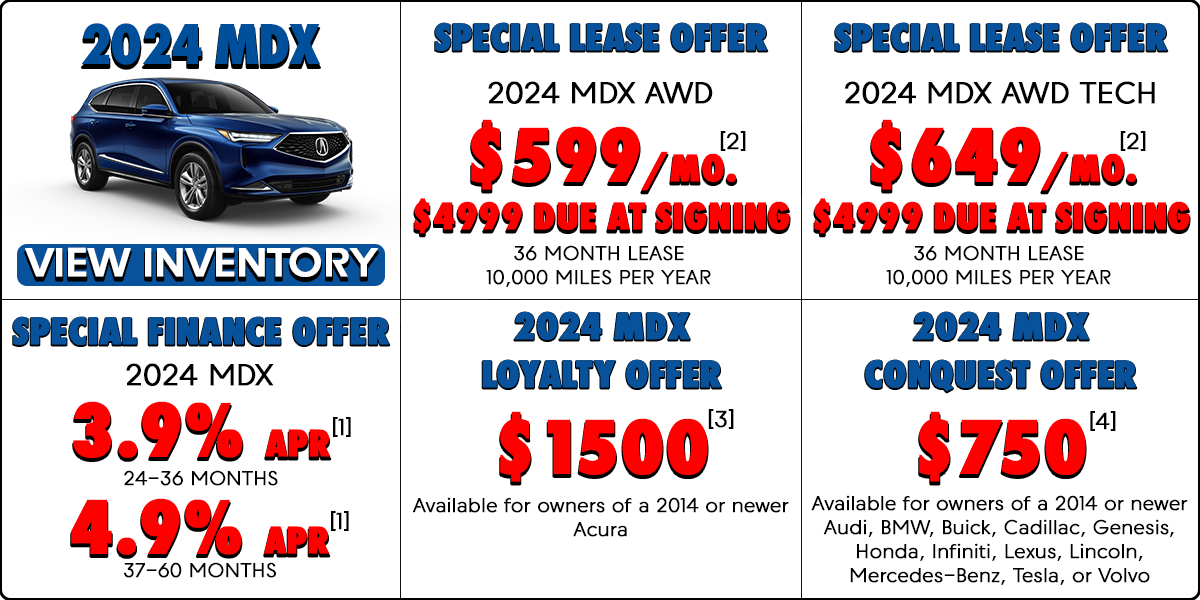 New Acura Specials