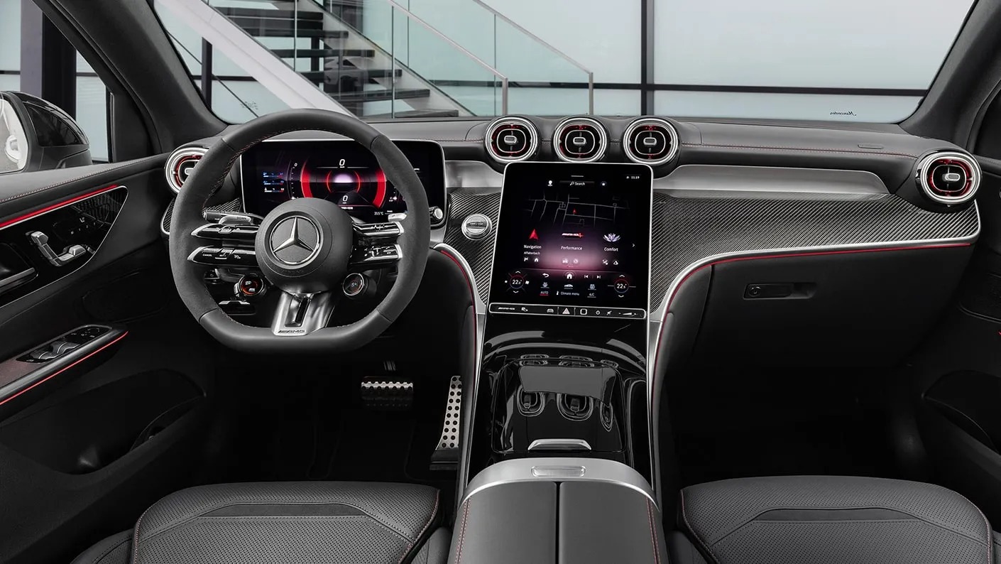 2024 Mercedes-AMG GLC Coupe Center Console
