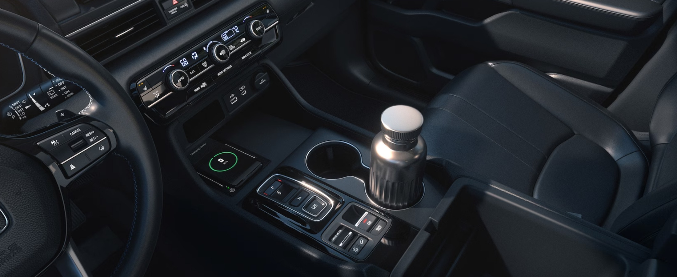 2024 Honda Pilot Center Console