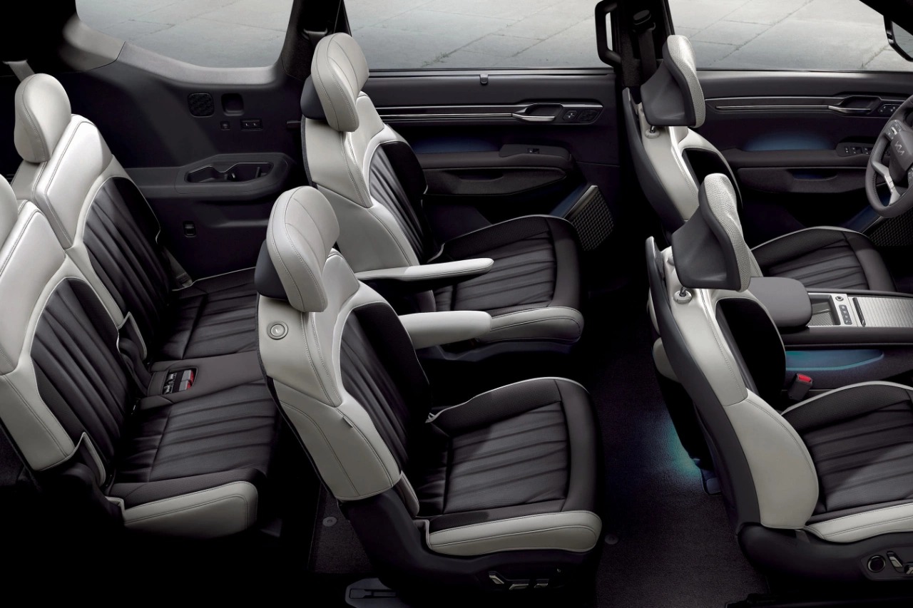 Full Seating Arrangement of the 2024 Kia EV9