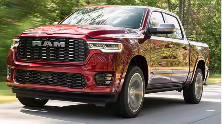 Details of the 2025 Ram 1500 Rev  Fullerton Chrysler Jeep Dodge Ram