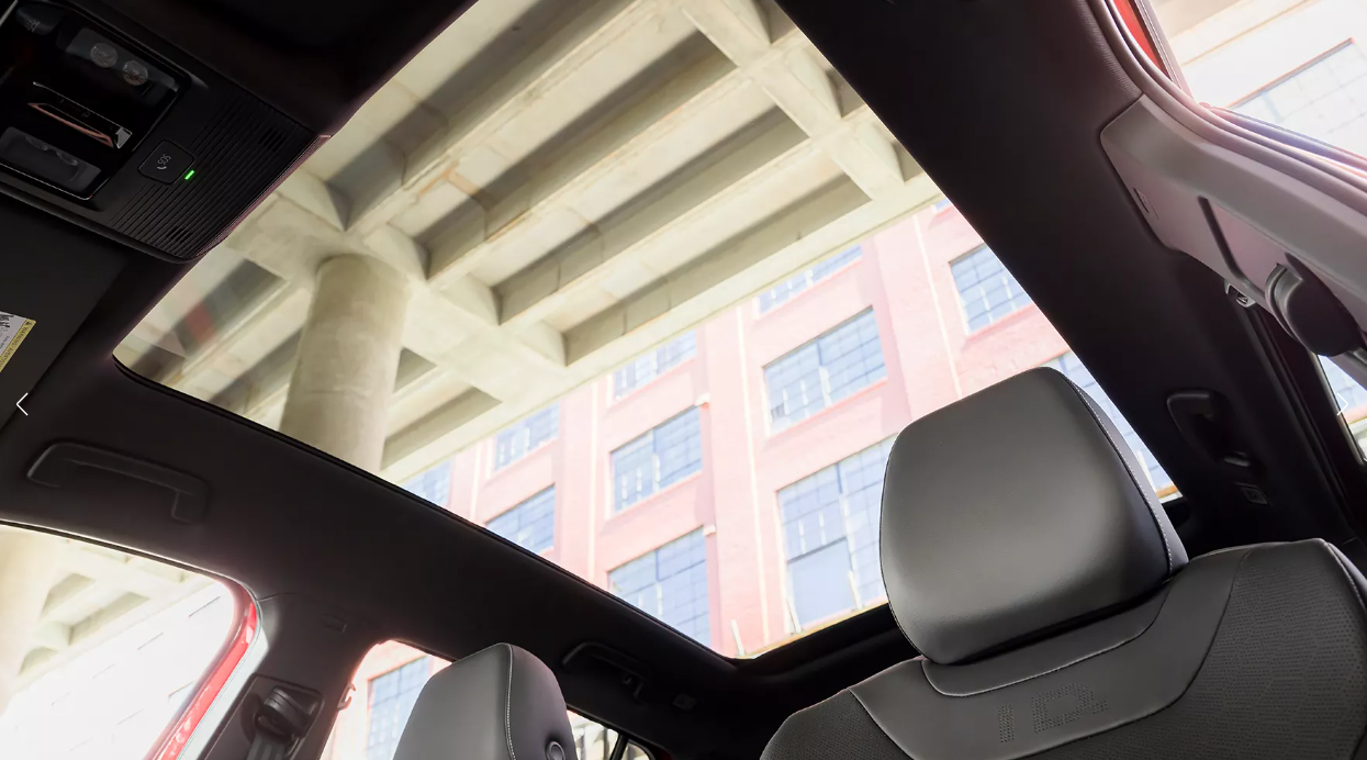 panoramic fixed glass roof