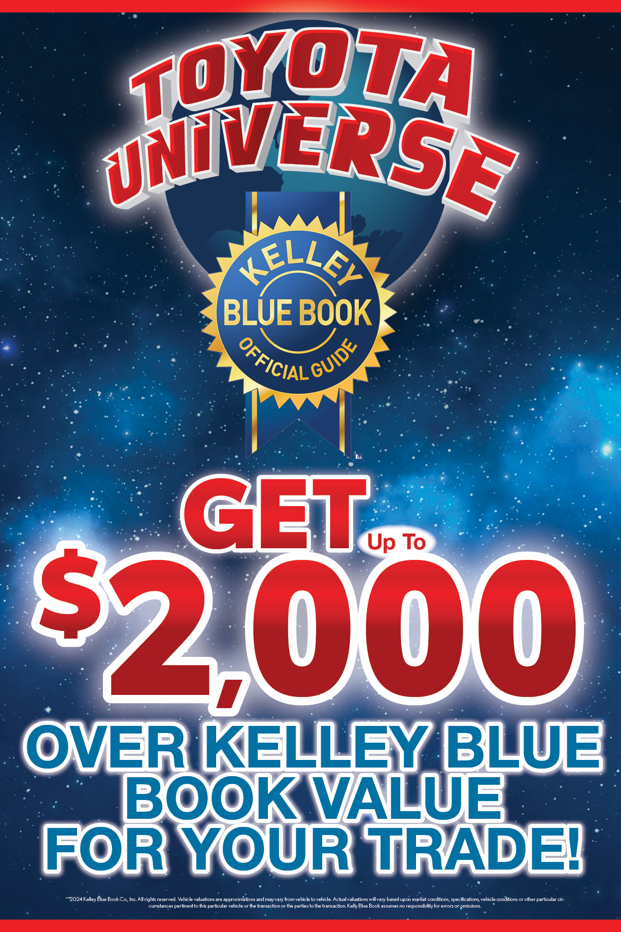 Kelley Blue Book Up To $2000 Over For Your Trade - Toyota Universe