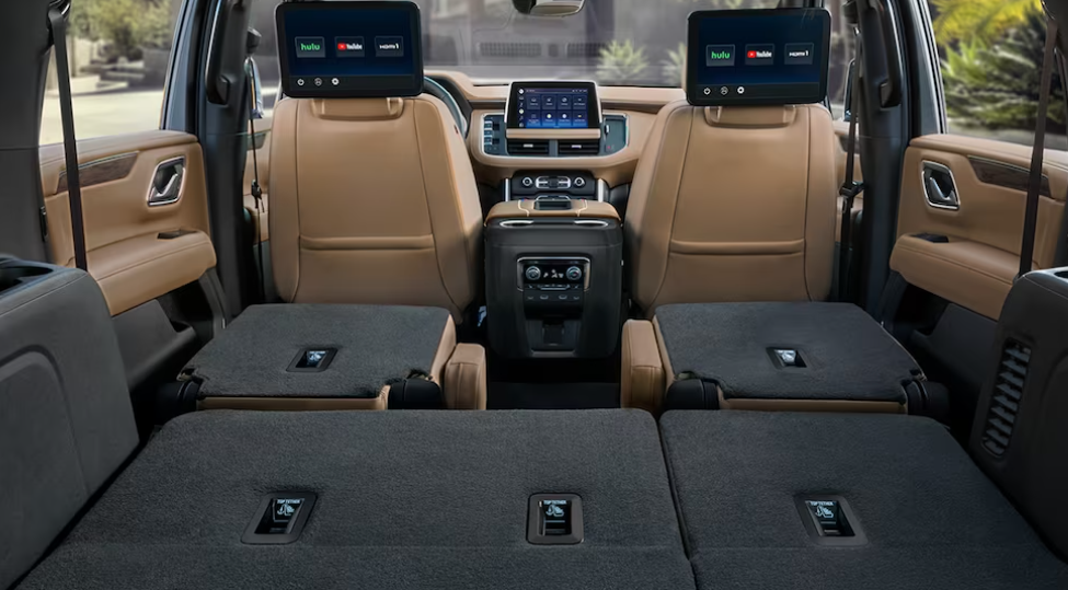 El Suburban es líder con un volumen de carga máximo de 144.7 pies cúbicos.