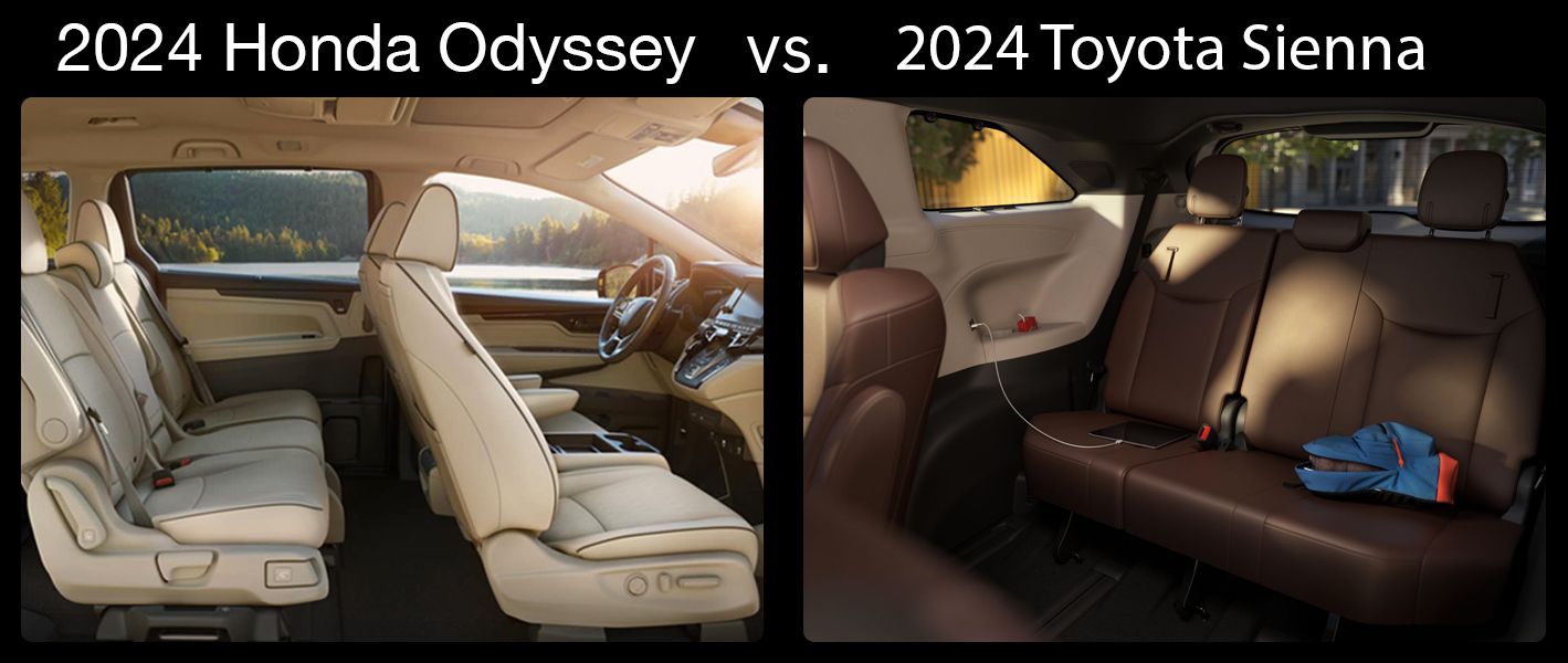 Why the 2024 Honda Odyssey is Preferred Over the 2024 Toyota Sienna