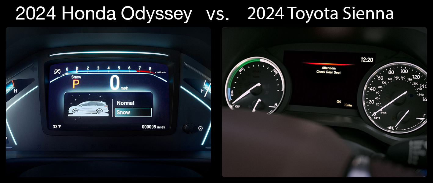 Why the 2024 Honda Odyssey is Preferred Over the 2024 Toyota Sienna