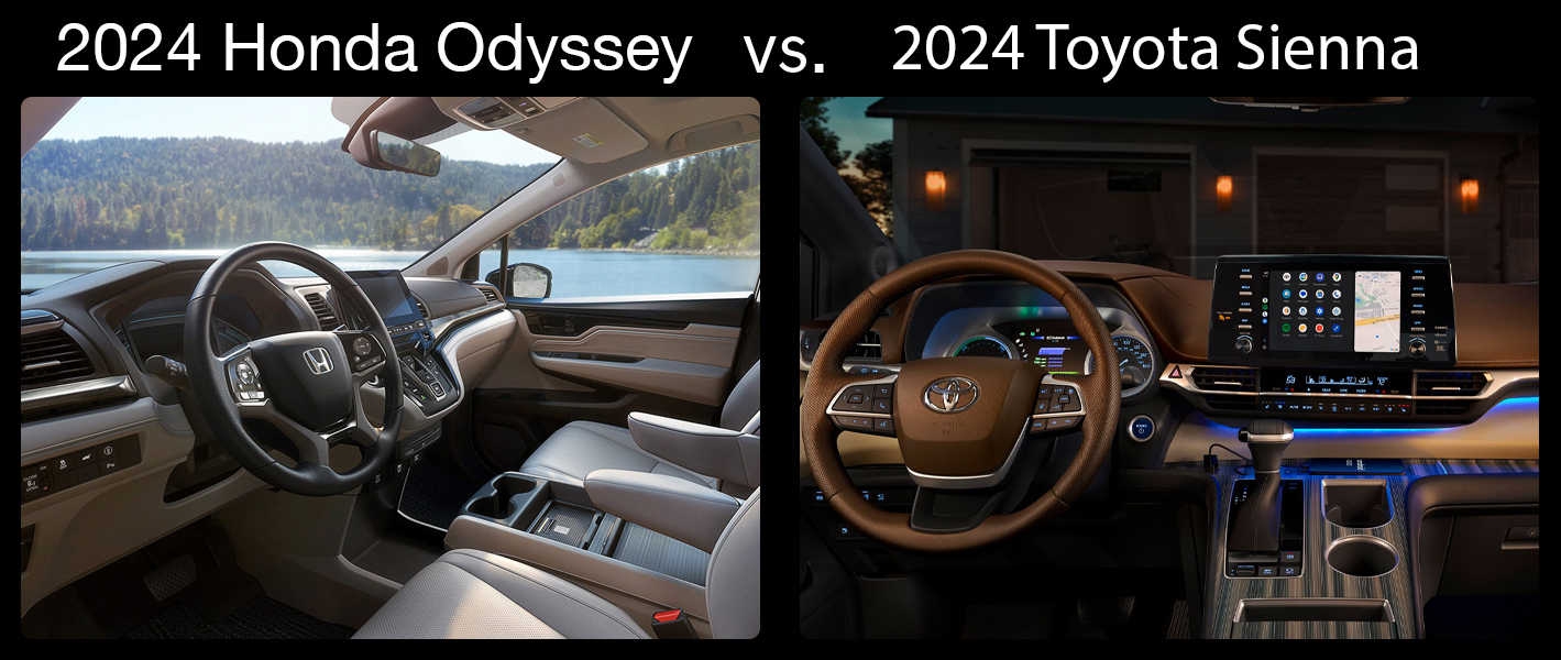 Why the 2024 Honda Odyssey is Preferred Over the 2024 Toyota Sienna
