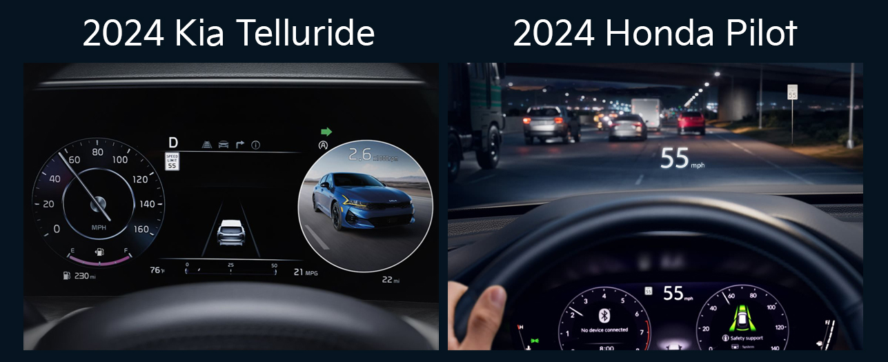 2024 kia telluride vs 2024 honda pilot