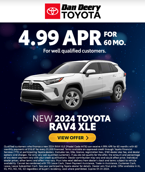 New Toyota Specials Dan Deery Toyota