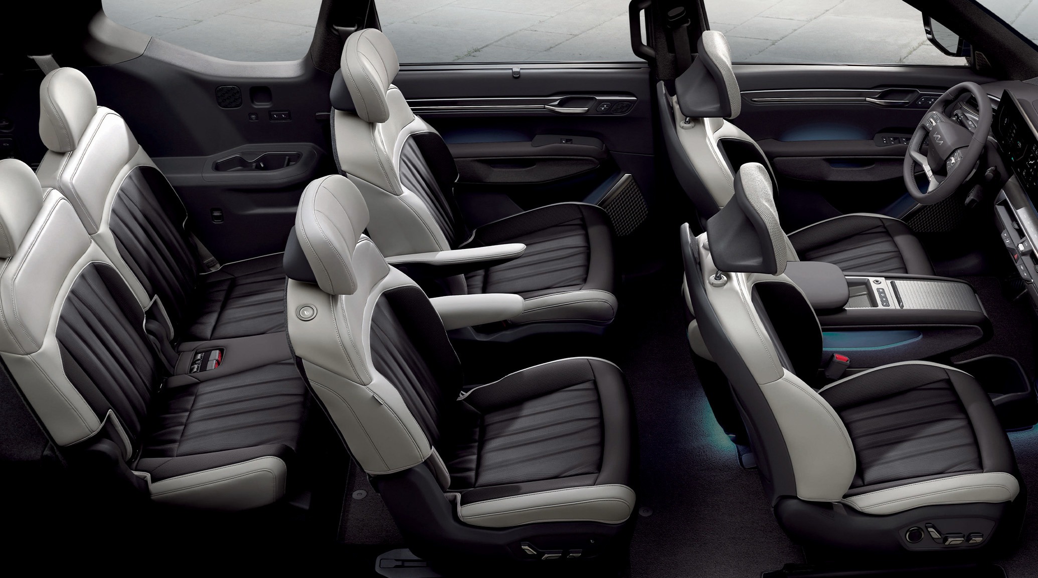 2024 Kia EV9 Seating Arrangement